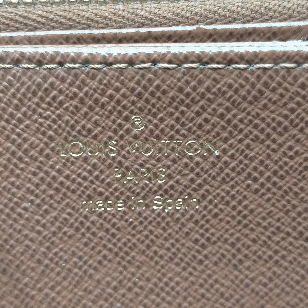 100% Authentic Louis Vuitton Zippy Wallet Browns Monogram - Picture 8 of 10